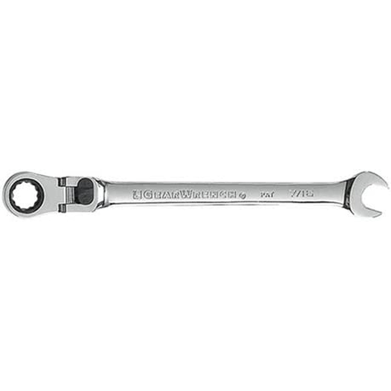 GearWrench 9707 7/16" 72-Tooth 12 Point Flex Head Ratcheting Combination Wrench - MPR Tools & Equipment