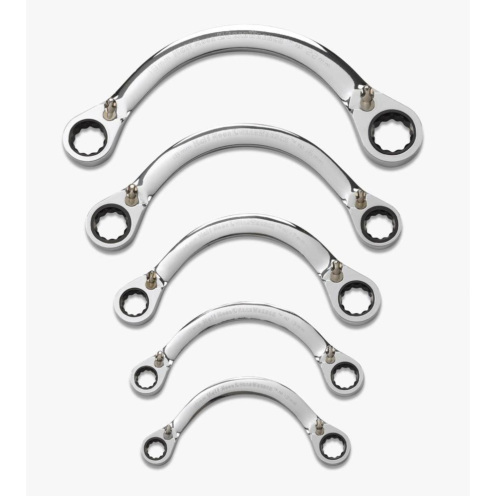 GearWrench 9850 SET WR RAT HLF MOON MET 5PC