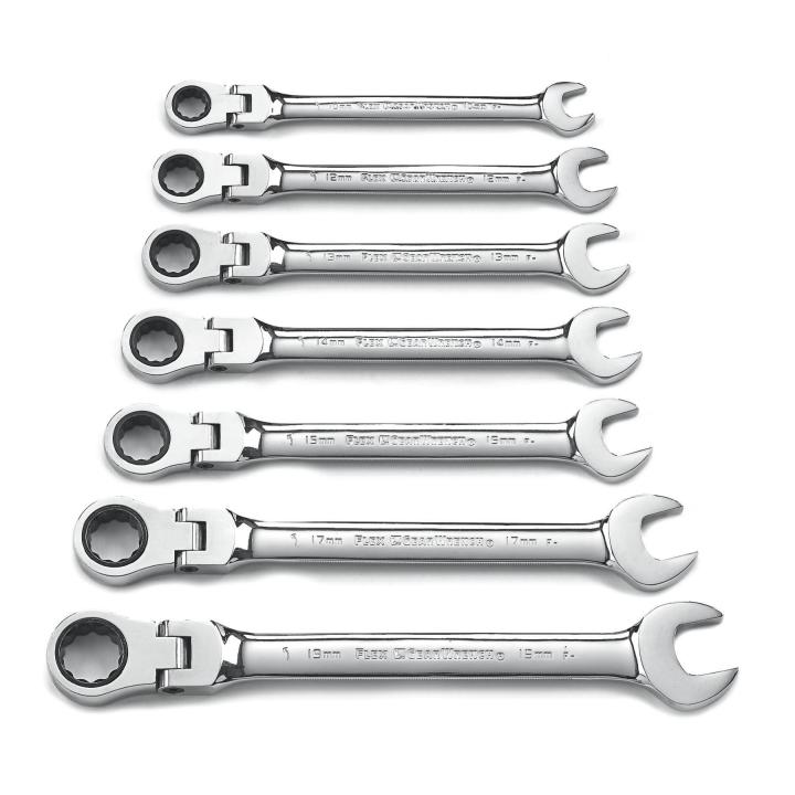 GearWrench 9900D SET WR RAT COMB FLEX MET 7PC - MPR Tools & Equipment