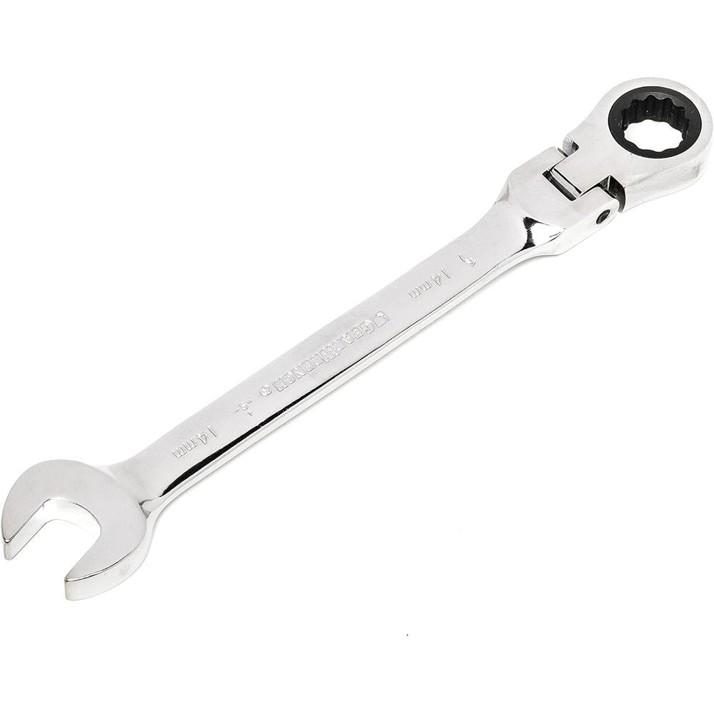 GearWrench 9914D 14mm 72-Tooth 12 Point Flex Head Ratcheting Combination Wrench