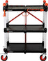 GearWrench F3SCBL SiteRunner Folding Jobsite Cart with 5" Casters