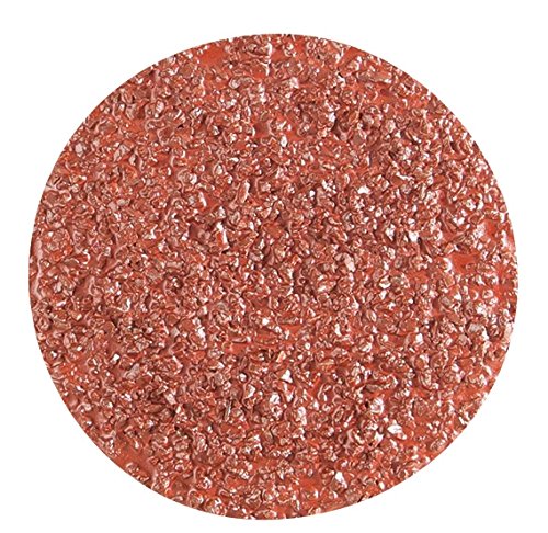 Gemtex Abrasives 21220505 Resin Fiber Disc. Paper Backing. Aluminum Oxide. R Grit. Roll on. 1" Width. 2" Length. Red (Pack of 50) - MPR Tools & Equipment