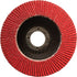 Gemtex Abrasives 812745080 4.5" x 7/8" Flat Face Ceramic Flap Disc, Standard Density, 80 Grit, Box of 5 - MPR Tools & Equipment