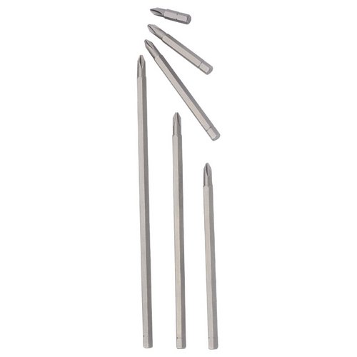 Genius Tools GNS1100 1/4" Hex # 0 Philipps Screw Bi - MPR Tools & Equipment
