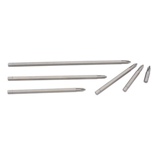Genius Tools GNS1502 1/4" Hex Shank, #2 Philips Screwdriver Bit 88Mml - MPR Tools & Equipment