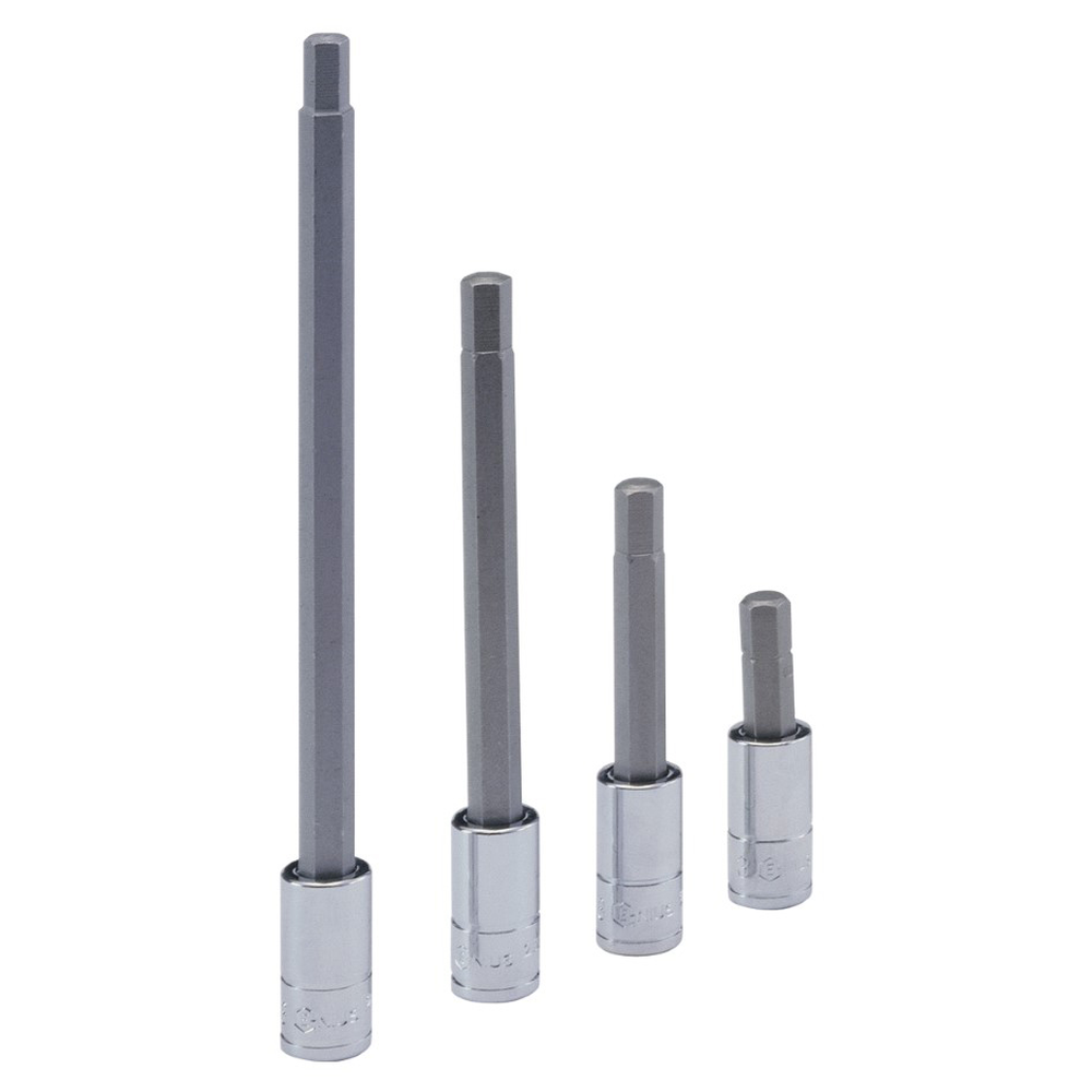 Genius Tools GNS208-3308 1/4" Dr. 1/8" Hex Bit Socket 70Mml - MPR Tools & Equipment