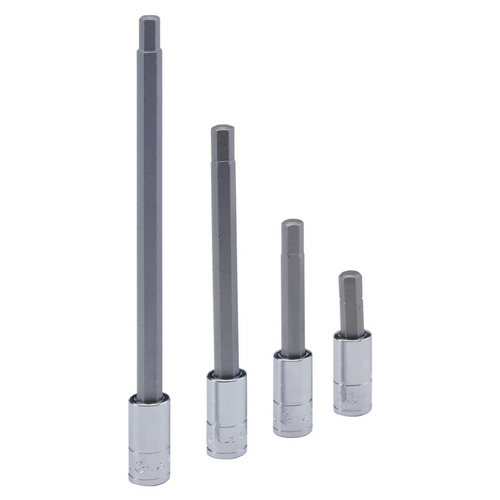 Genius Tools GNS208-3308 1/4" Dr. 1/8" Hex Bit Socket 70Mml - MPR Tools & Equipment