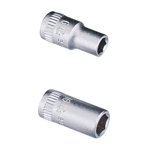 Genius Tools GNS222504 1/4"Dr. 4Mm Hand Socket Met. - MPR Tools & Equipment