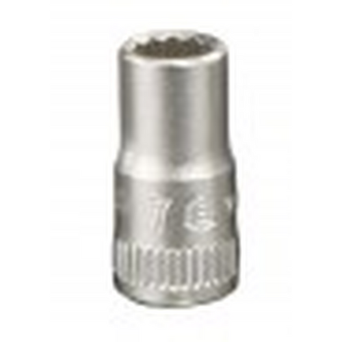 Genius Tools GNS2325055 1/4" Dr. 5.5Mm(12 Pt.) Hand Socket - MPR Tools & Equipment