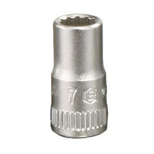 Genius Tools GNS232513 1/4" Dr. 13Mm(12 Pt.) Hand Socket - MPR Tools & Equipment