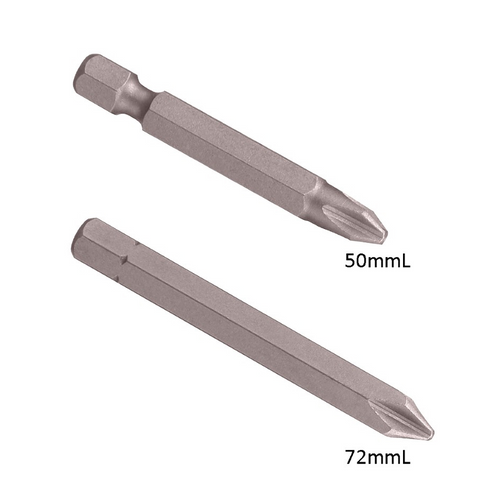 Genius Tools GNS235001 1/4" Hex #1 Phillips Bit 50L - MPR Tools & Equipment