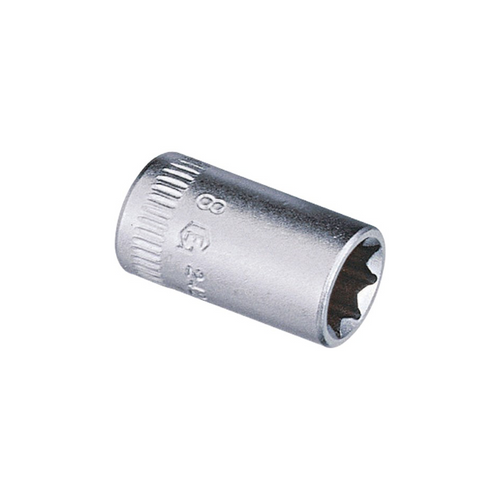 Genius Tools GNS242508 1/4"Dr. 8Mm Met.&Sae Hand Sock - MPR Tools & Equipment