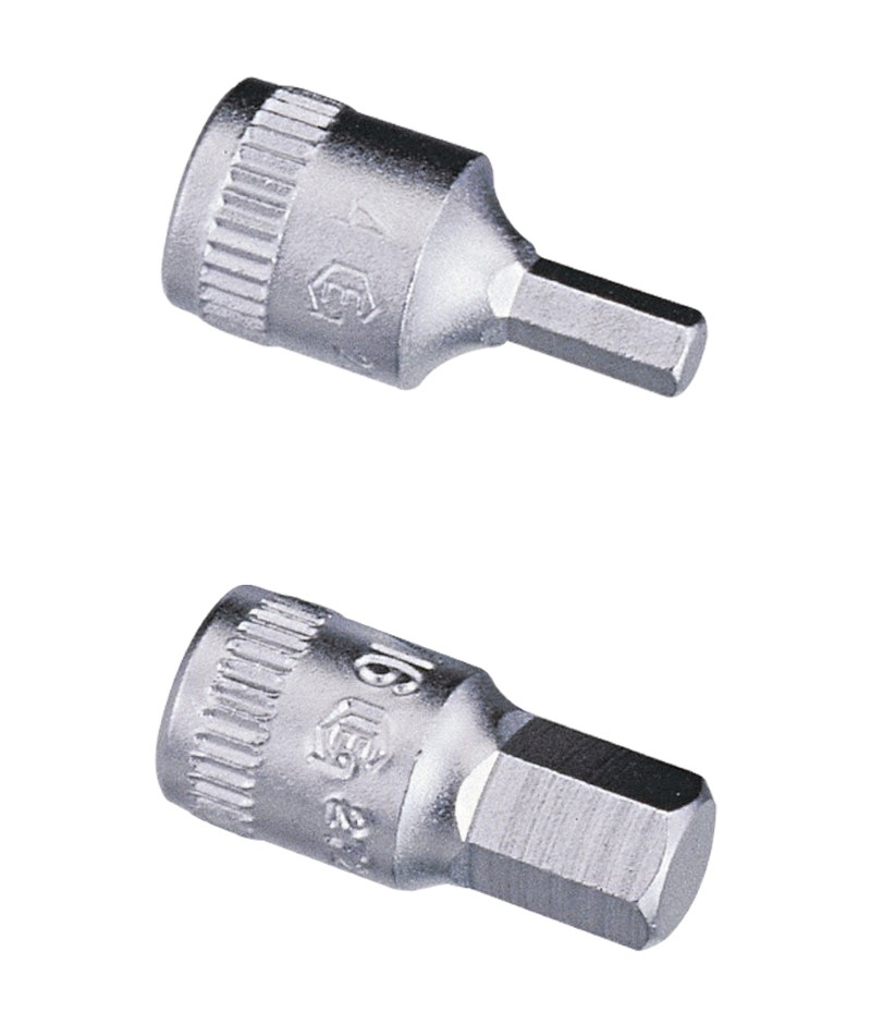 Genius Tools GNS272804 1/4"Dr. 1/8" Hex.Bits Socket - MPR Tools & Equipment