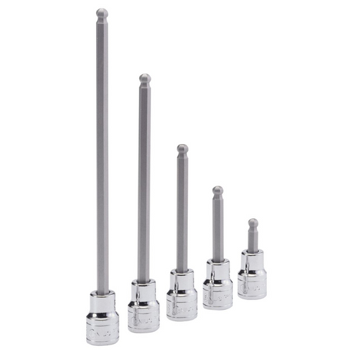 Genius Tools GNS308-5708 3/8" Dr. 1/8" Wobble Hex Bit Socket 180Mml - MPR Tools & Equipment