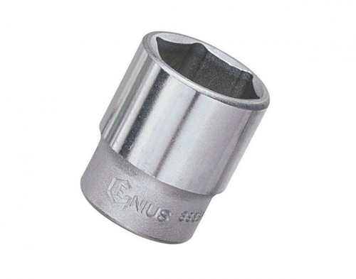 Genius Tools GNS323206 3/8"Dr. 6Mm Chrome Hand Socket - MPR Tools & Equipment