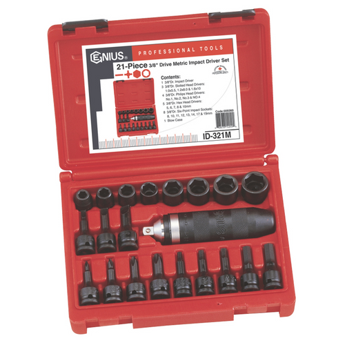 Genius Tools GNS343211 3/8"Dr. Impact Socket 11Mm - MPR Tools & Equipment