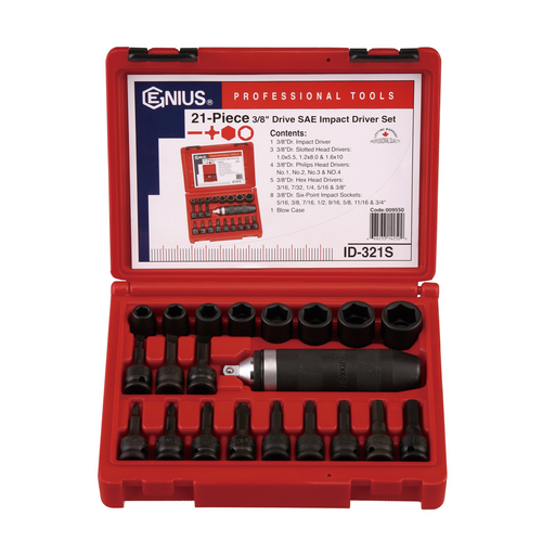 Genius Tools GNS363220 3/8" Dr. 5/8" Cr.-Mo Impact Socket - MPR Tools & Equipment