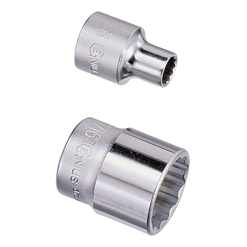 Genius Tools GNS373226 3/8"Dr. Impact Socket 12P 13/1 - MPR Tools & Equipment