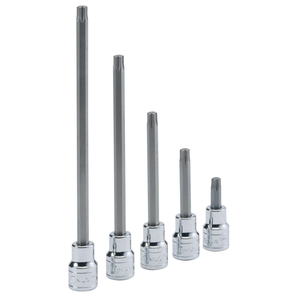 Genius Tools GNS410-6350 1/2" Dr. T-50 Star Bit Socket 80Mml - MPR Tools & Equipment