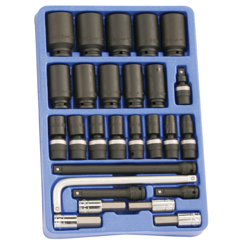 Genius Tools GNS422-3344 1/2"Dr 11/16" Hex Bit Skt - MPR Tools & Equipment
