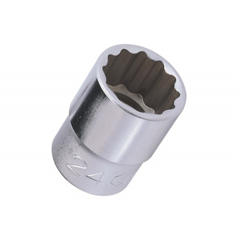 Genius Tools GNS433809 1/2" Dr. 9Mm 12-Pt. Hand Socket - MPR Tools & Equipment