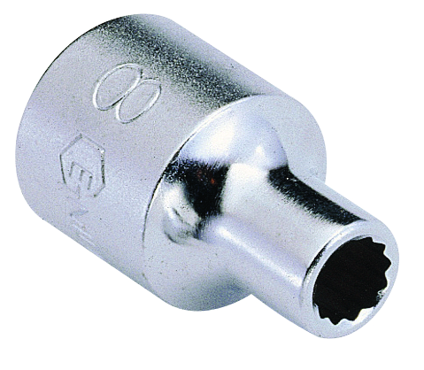 Genius Tools GNS433810 1/2"Dr. 10Mm Hand Socket 12P. - MPR Tools & Equipment