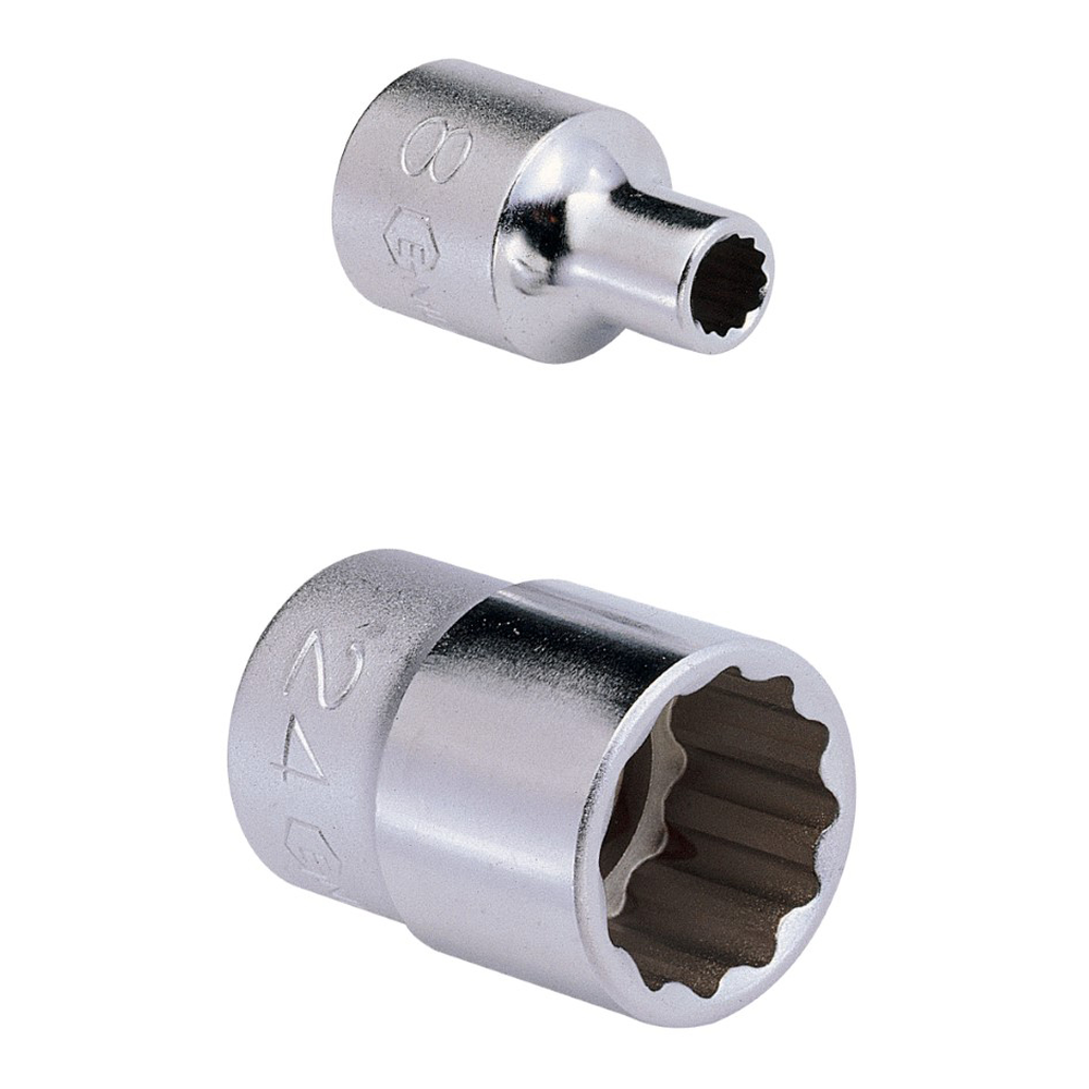 Genius Tools GNS433835 1/2"Dr 35Mm 12Pt Hand Socket - MPR Tools & Equipment