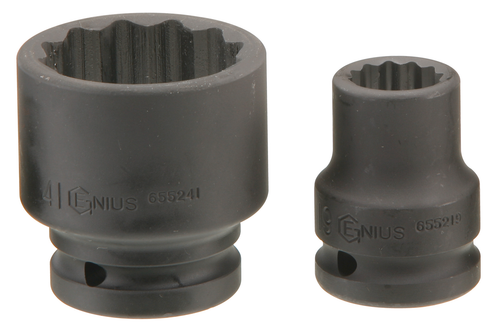Genius Tools GNS453808 1/2"Dr.8Mm Thin Impact Socket - MPR Tools & Equipment