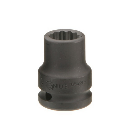 Genius Tools GNS453822 1/2"Dr 22Mm Thin Impact Socket - MPR Tools & Equipment