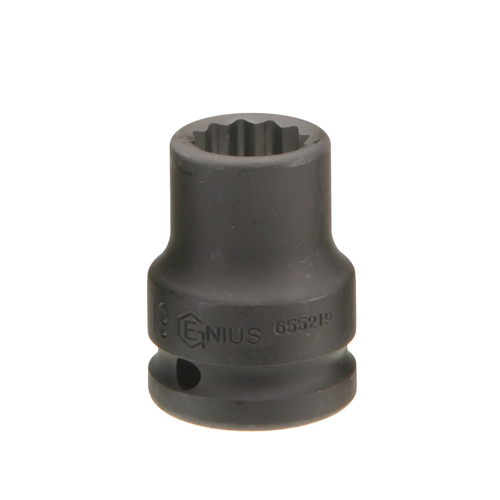 Genius Tools GNS453824 1/2"Dr 24Mm Thin Impact Socket - MPR Tools & Equipment