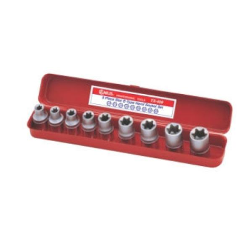 Genius Tools GNS457816 1/2" Dr. E-16 Star E-Type Deep Hand Socket - MPR Tools & Equipment