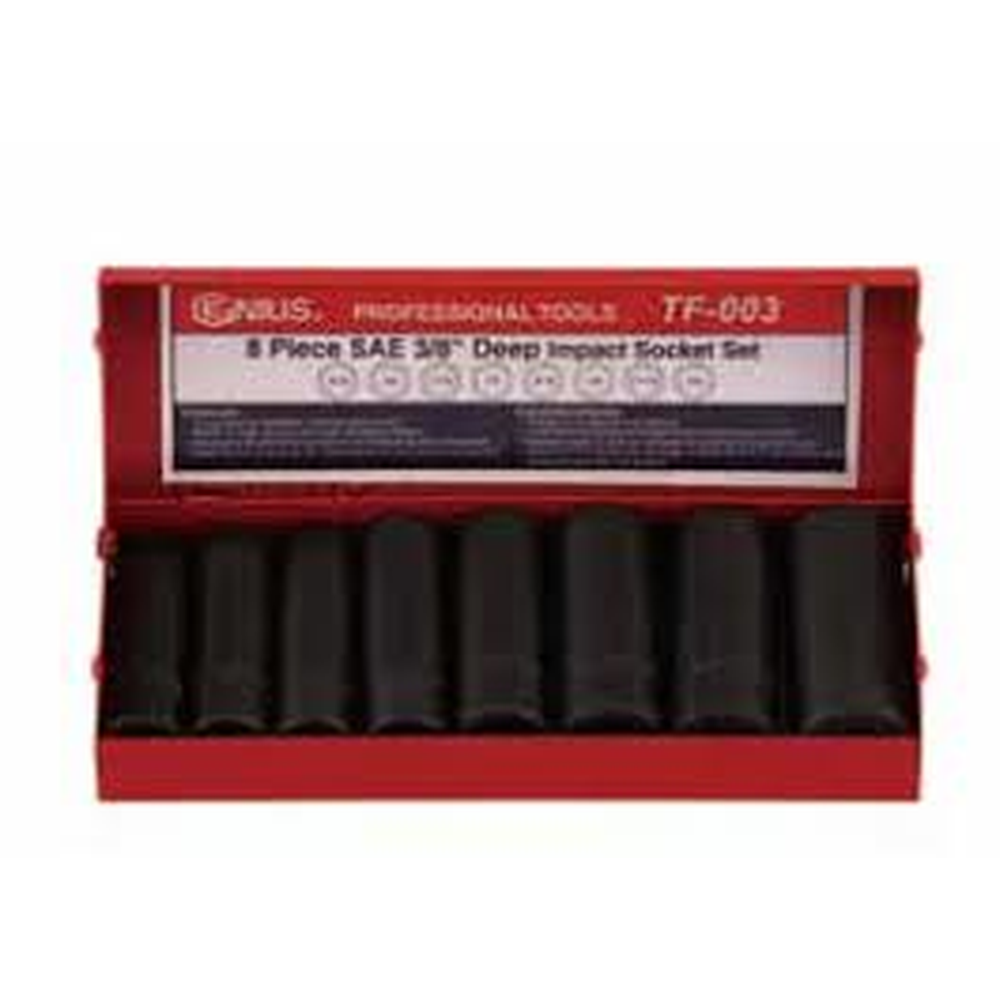 Genius Tools GNS463848 1/2"Dr.1 1/2"Thin Impact Sock. - MPR Tools & Equipment