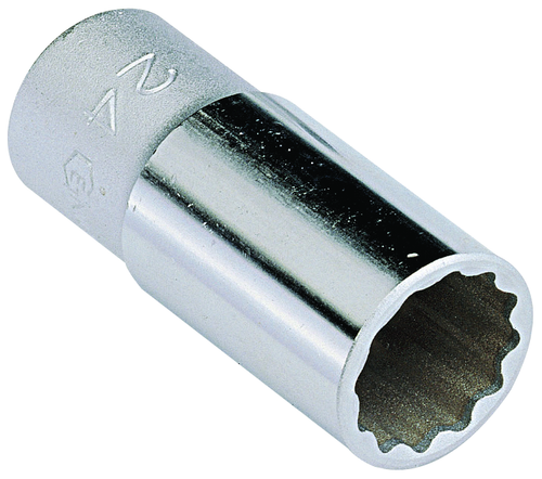 Genius Tools GNS477810 1/2" Dr. 5/16" 12-Pt Sae Deep Hand Socket - MPR Tools & Equipment