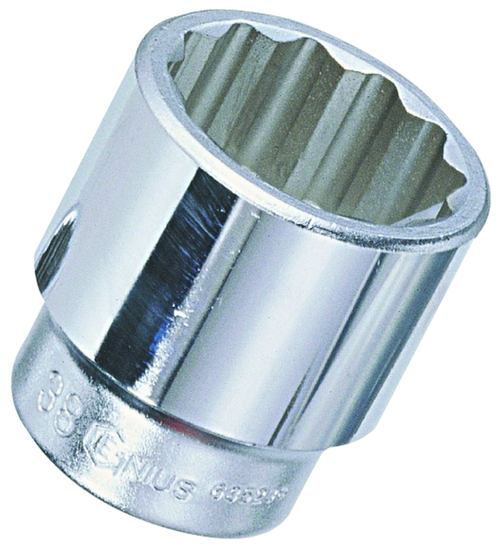 Genius Tools GNS635220 3/4"Dr. 20Mm 12Pt Hand Socket - MPR Tools & Equipment