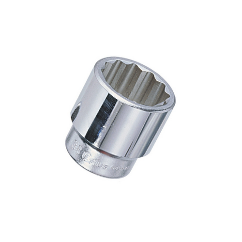 Genius Tools GNS635243 1/4"Dr. 43Mm 12Pt Hand Socket - MPR Tools & Equipment