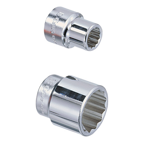 Genius Tools GNS635265 3/4" Dr. 65Mm 12-Point Hand Socket - MPR Tools & Equipment