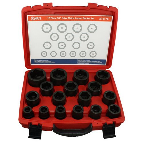 Genius Tools GNS645244 3/4" Dr. 44Mm Impact Socket - MPR Tools & Equipment