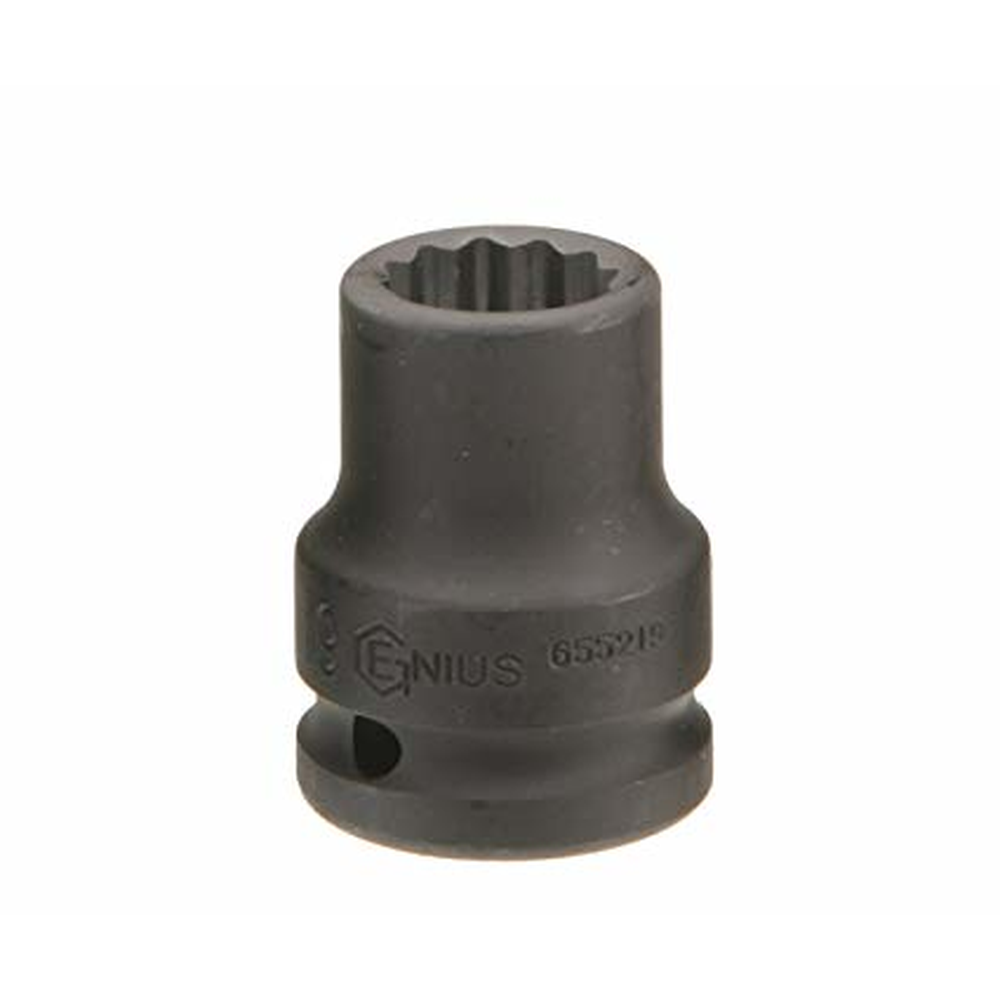 Genius Tools GNS655218 3/4"Dr.18Mm Thin Impack Socket - MPR Tools & Equipment