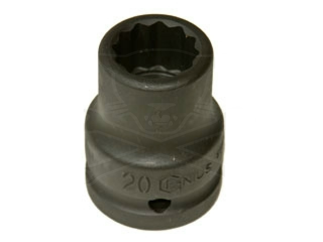 Genius Tools GNS655238 3/4" Dr. 38Mm(12 Pt.) Thin Wall Impact Socket - MPR Tools & Equipment