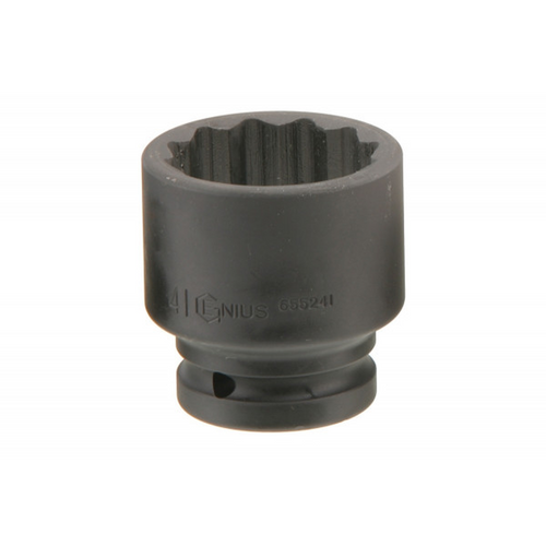 Genius Tools GNS695254 3/4" Dr. 1-11/16" 12 Pt. Thin Wall Impact Socket - MPR Tools & Equipment