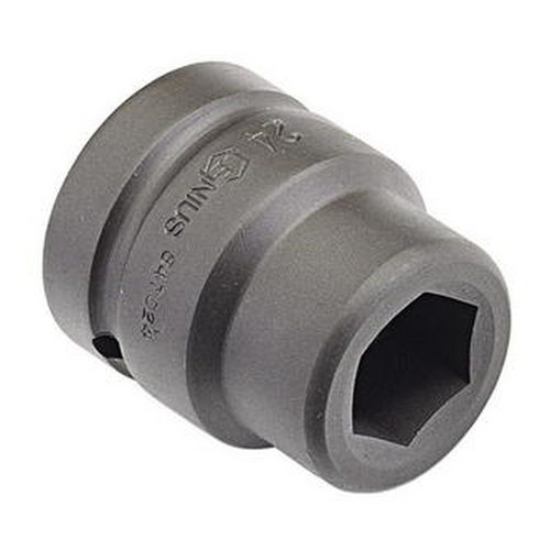 Genius Tools GNS847024 1" Dr. 24 Mm Impact Socket - MPR Tools & Equipment