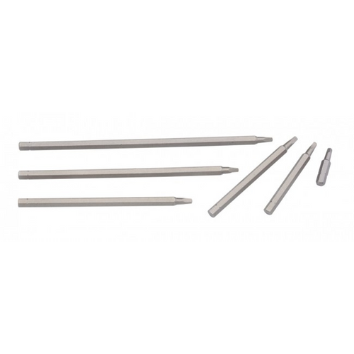 Genius Tools GNS9801 1/4" Hex Shank, S#1 Square Screwdriver Bit 200Mml - MPR Tools & Equipment