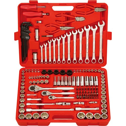 Genius Tools GNSAC234151 151 Pcs Met & Sae Master Set - MPR Tools & Equipment