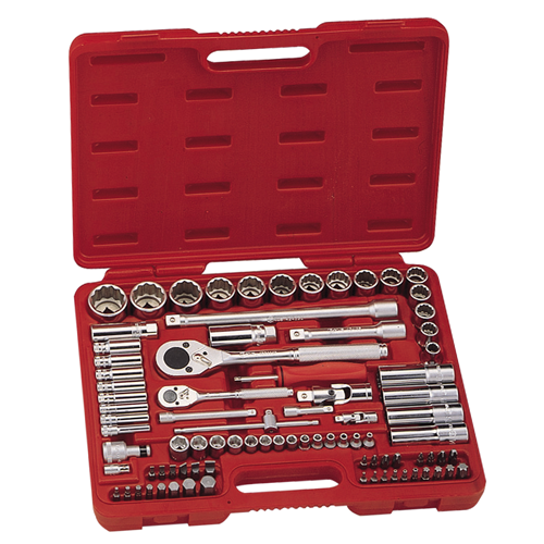 Genius Tools GNSAC2487 87Pc 1/4" And 1/2" Hand Socket And Bit - MPR Tools & Equipment