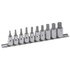 Genius Tools GNSBS-410TA 10Pc 1/2"Dr Star Bit Socket - MPR Tools & Equipment