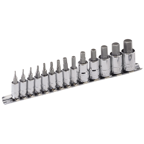 Genius Tools GNSBS2314H Hex Bit Sockets Set 14 Pcs - MPR Tools & Equipment