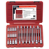 Genius Tools GNSBS2328TL 28Pc 1/4-3/8Dr Long Star Bi Sk - MPR Tools & Equipment