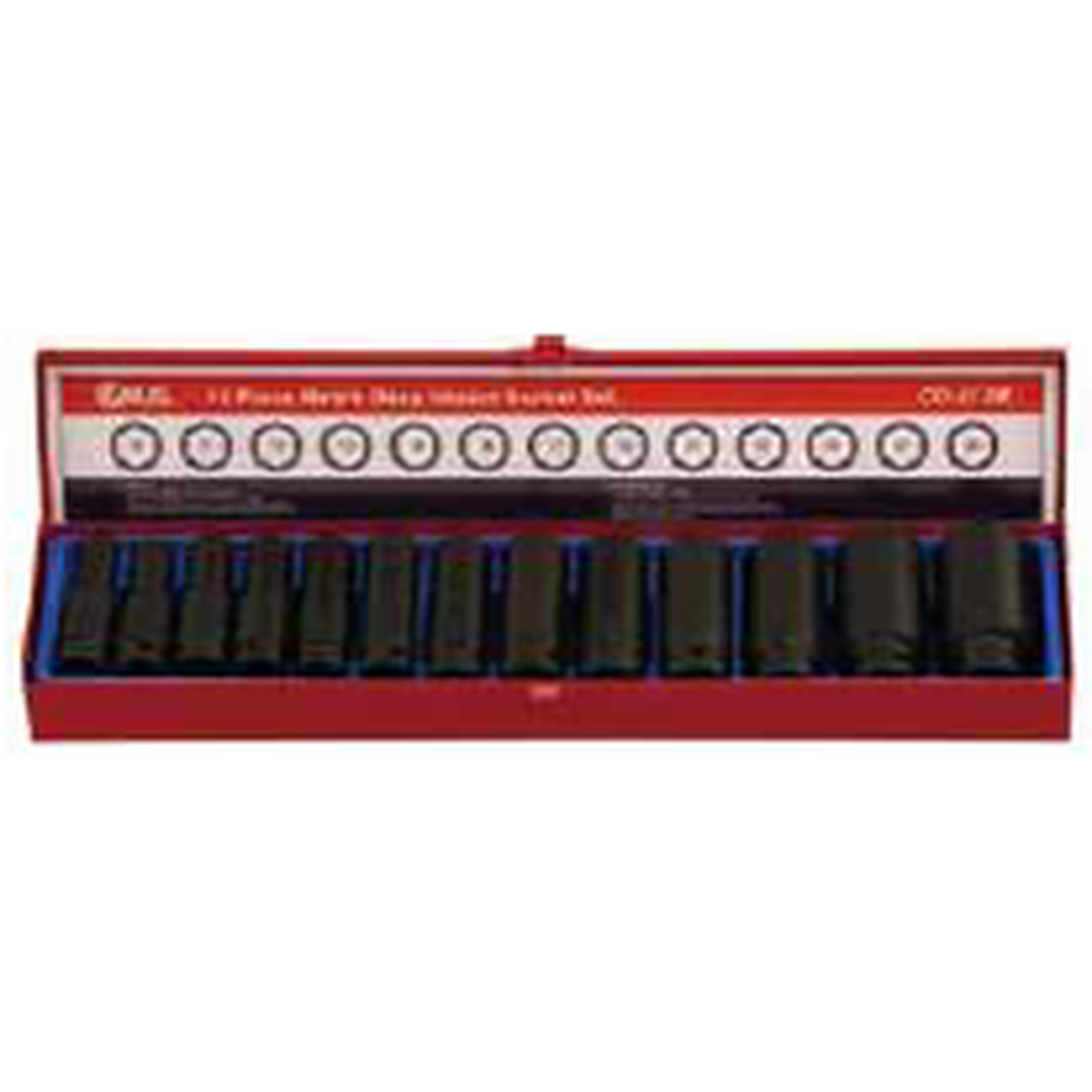 Genius Tools GNSCD413M 13Pc.,1/2"Dr Deep Impact Skt M - MPR Tools & Equipment