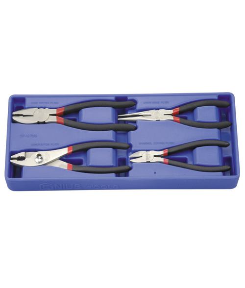 Genius Tools GNSCP5704 4 Pc General Purpose Pliers Set - MPR Tools & Equipment