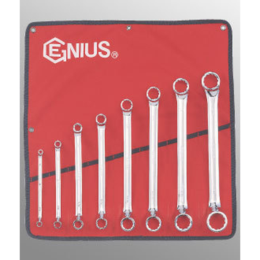 Genius Tools GNSDE708S 8Pc Comb.Offset Wrench Sae 1/4 - MPR Tools & Equipment